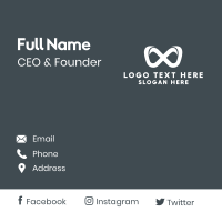 White Infinity Media  Business Card Image Preview