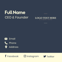 Generic Elegant Wordmark Business Card Image Preview