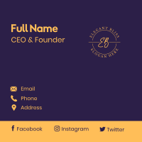 Elegant Classy Company Business Card Image Preview