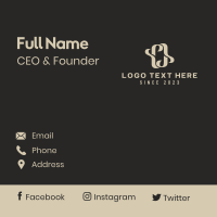 Letter O Boutique Business Card Image Preview