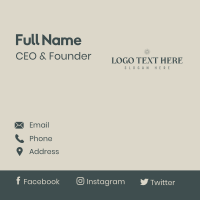 Premium Business Wordmark Business Card Image Preview