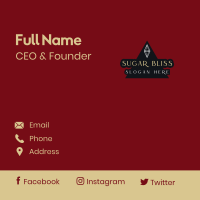 Triangle Diamond Wordmark Business Card Image Preview