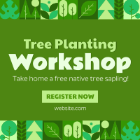 Tree Planting Workshop Linkedin Post