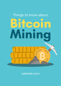 Bitcoin Mining Poster