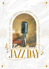 Elegant Jazz Day Poster