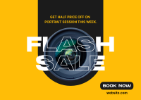 Flash Sale Camera Lens Postcard