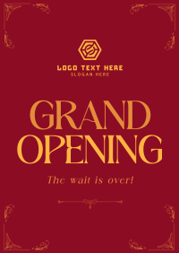 Elegant Grand Opening Flyer Design