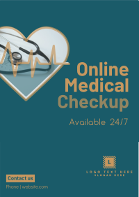 Online Medical Checkup Flyer