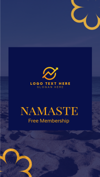 Namaste Yoga Membership Facebook Story