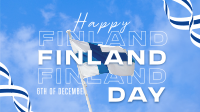 Simple Finland Indepence Day Facebook Event Cover