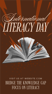 International Literacy Day Greeting TikTok Video