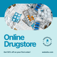 Online Drugstore Promo Instagram Post