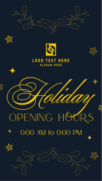 Elegant Holiday Opening Instagram Reel Image Preview