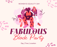 We Are Women Block Party Facebook Post