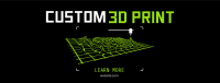 Custom 3D Print Facebook Cover