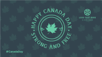 Canada Day Badge Facebook Event Cover