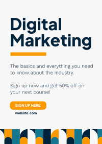 Digital Marketing Basics Flyer