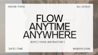 Minimalist Online Yoga Animation