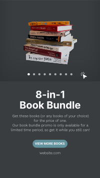 Dark Mode Book Bundle Instagram Story