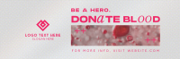 Modern Blood Donation Twitter Header