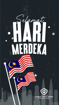 Hari Merdeka Malaysia Facebook Story