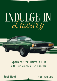 Luxury Vintage Car Flyer