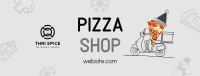 Holiday Pizza Delivery Facebook Cover Image Preview