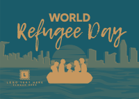 World Refuge Day Postcard