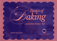 Basics of Baking Postcard