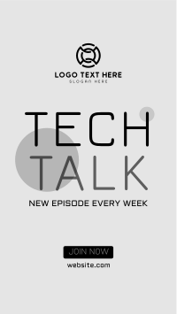 Tech Circles Facebook Story Design