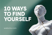 Find Yourself Pinterest Cover Design