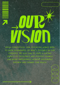 Grunge Our Vision Flyer