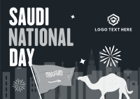Saudi Day Celebration Postcard