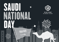 Saudi Day Celebration Postcard Image Preview