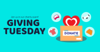 Giving Tuesday Charity Event Facebook Ad