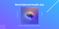 Mental Health Day Twitter Post