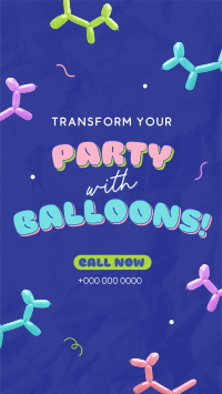 Quirky Party Balloons Video