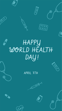 World Health Day Icons Facebook Story