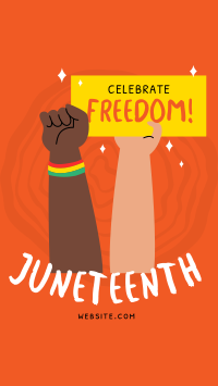 Juneteenth Signage Instagram Story