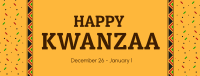 Kwanzaa Pattern Facebook Cover Design