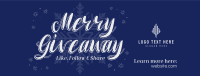 Merry Giveaway Announcement Facebook Cover