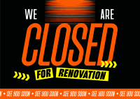 Agnostic Renovation Closing Postcard Design