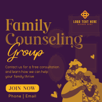 Family Counseling Group Linkedin Post