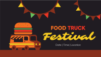 Festive Food Truck Facebook Event Cover