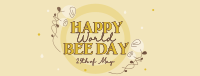 Happy World Bee Facebook Cover Design