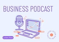 Business 101 Podcast Postcard