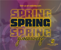 Exclusive Spring Giveaway Facebook Post