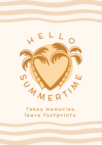 Hello Summertime Poster