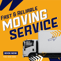 Speedy Moving Service Linkedin Post Design