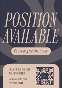 Minimal We’re Hiring Flyer Design